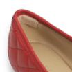 Sapatilha Comfort Couro Vermelho - imagem 8
