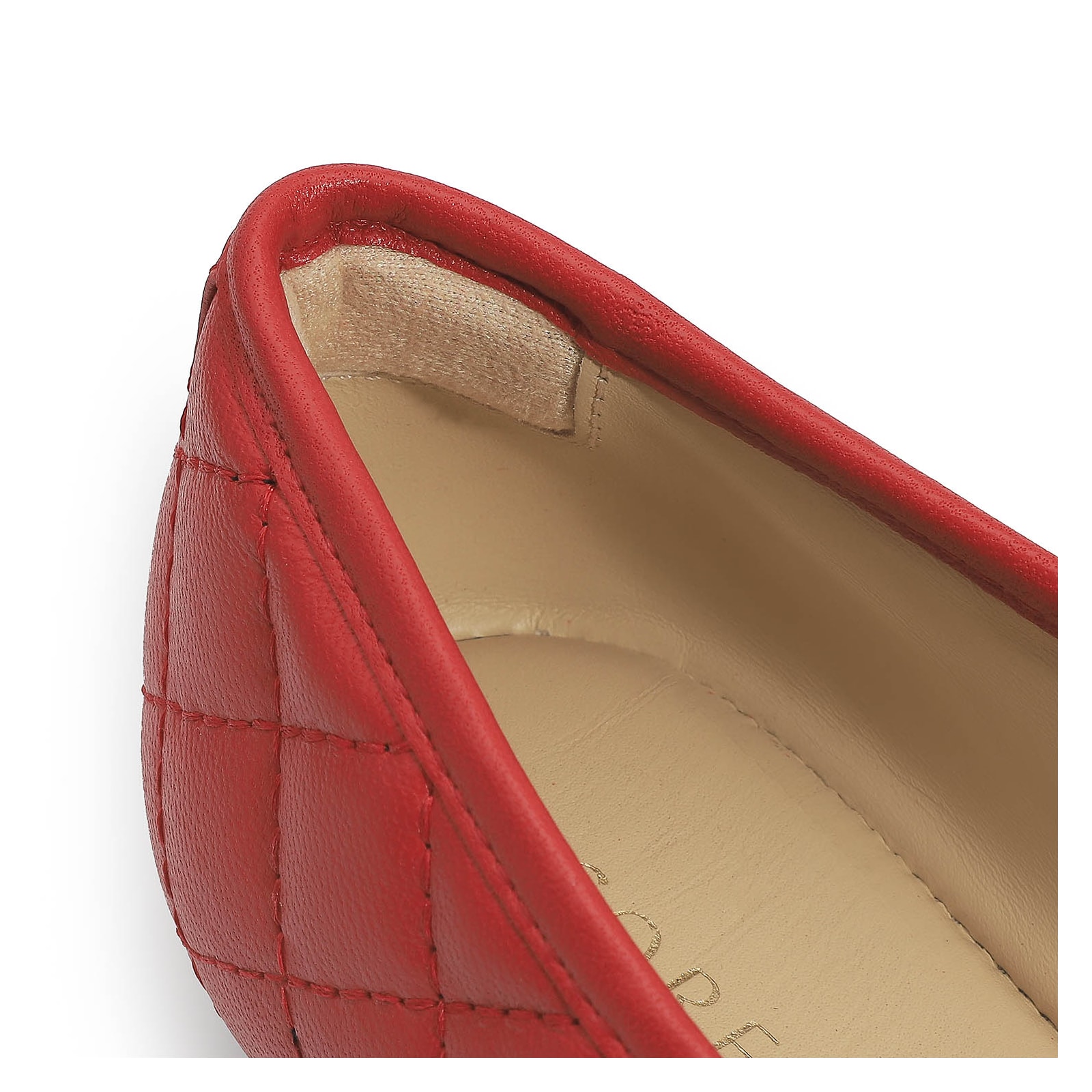 Sapatilha Comfort Couro Vermelho