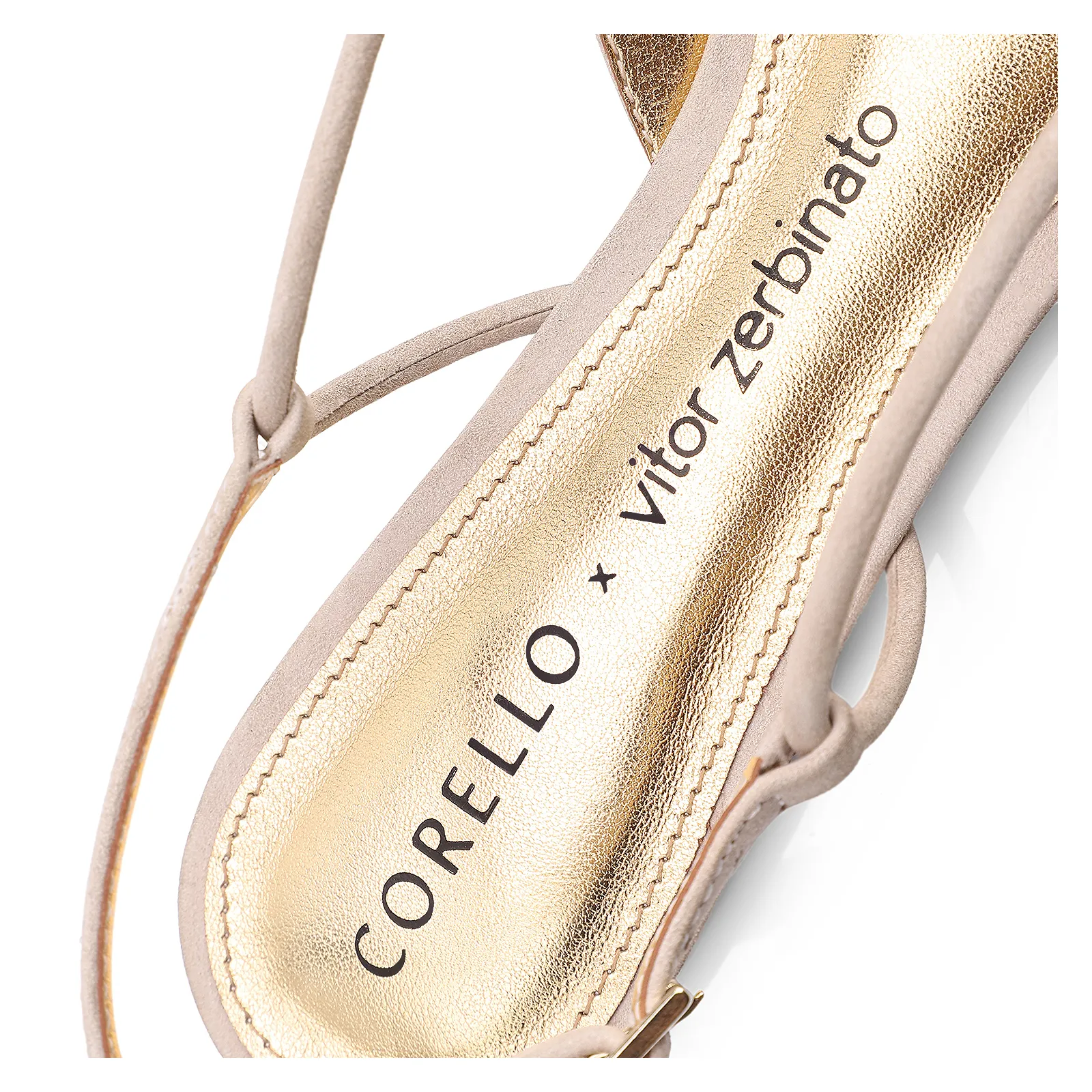 Sapatilha Corello x Vitor Zerbinato Couro Off White