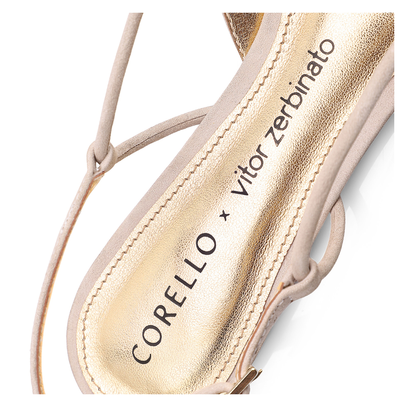 Sapatilha Corello x Vitor Zerbinato Couro Off White