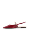 Sapatilha Correntes Couro Vermelho Cereja - imagem 4