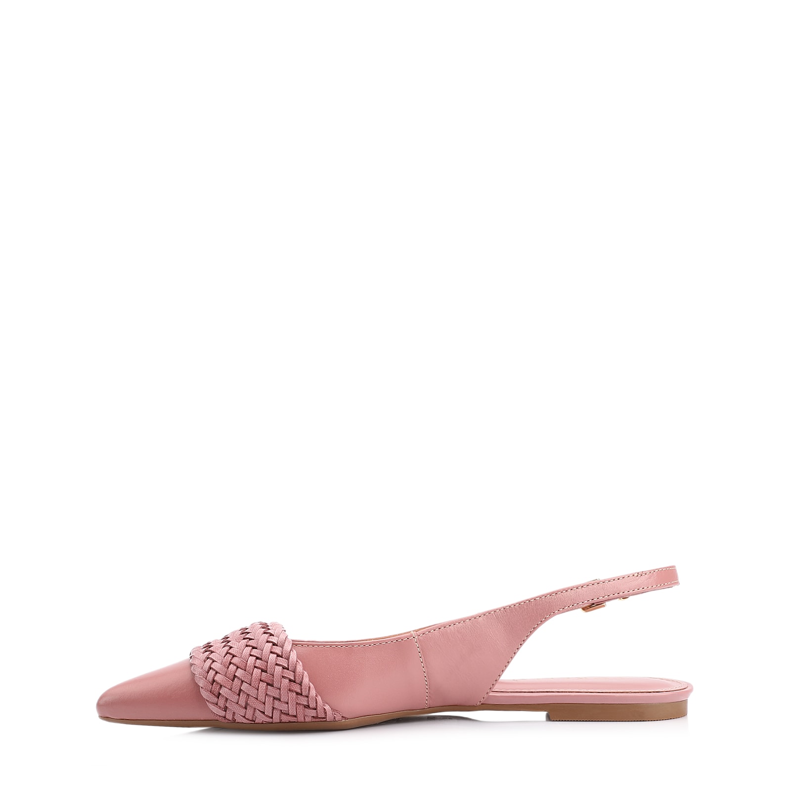 Sapatilha Couro/Alt Tramado Rosa