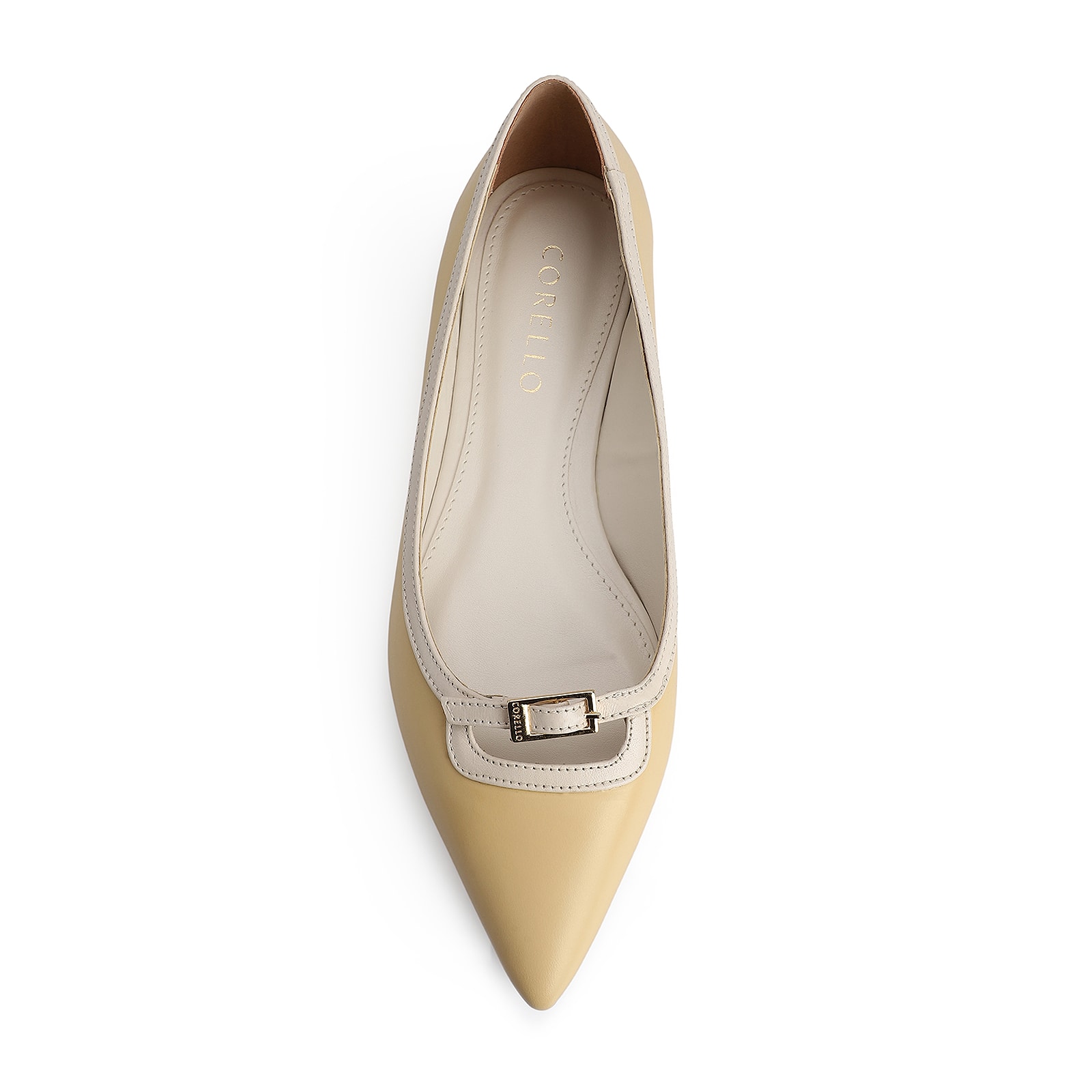 Sapatilha Couro Amarelo/Off White