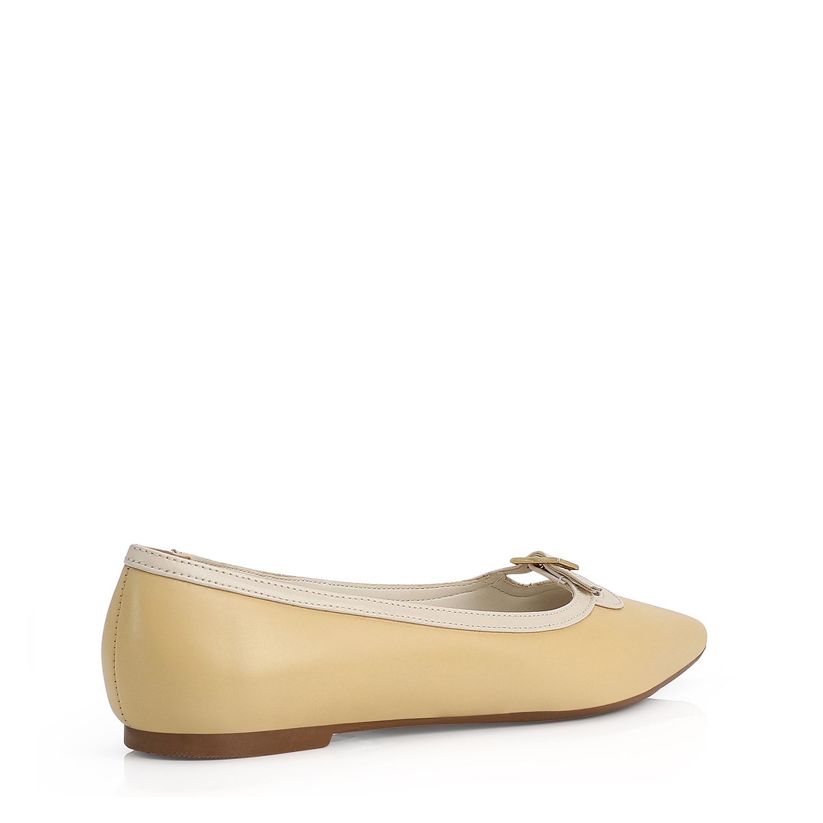 Sapatilha Couro Amarelo/Off White