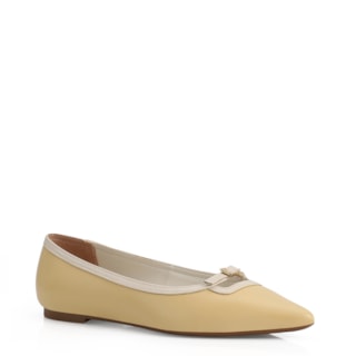 Couro Amarelo/Off White