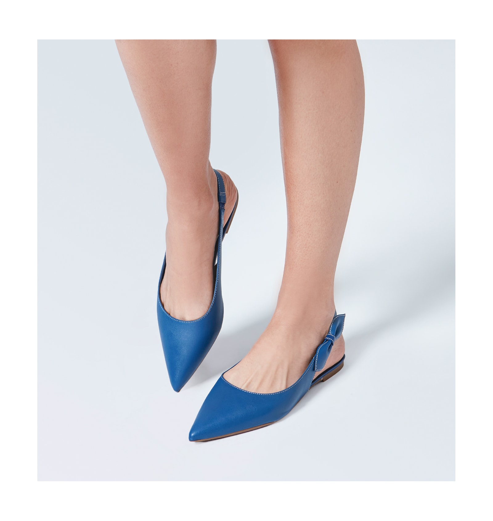 Sapatilha Couro Azul