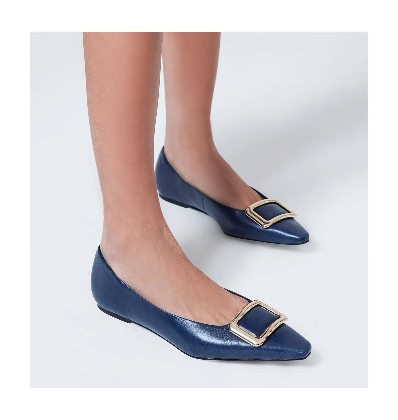 Sapatilha Couro Azul