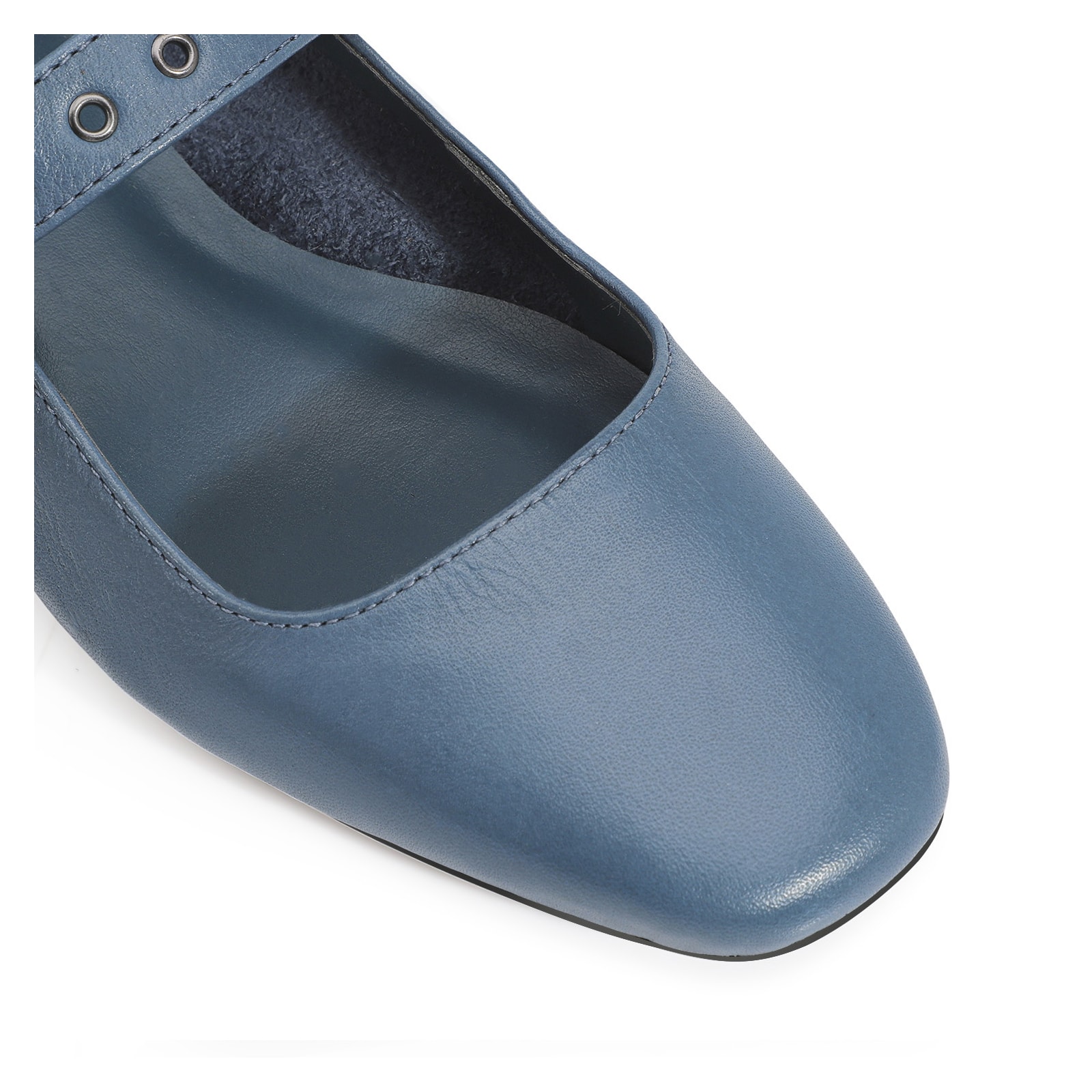 Sapatilha Couro Azul