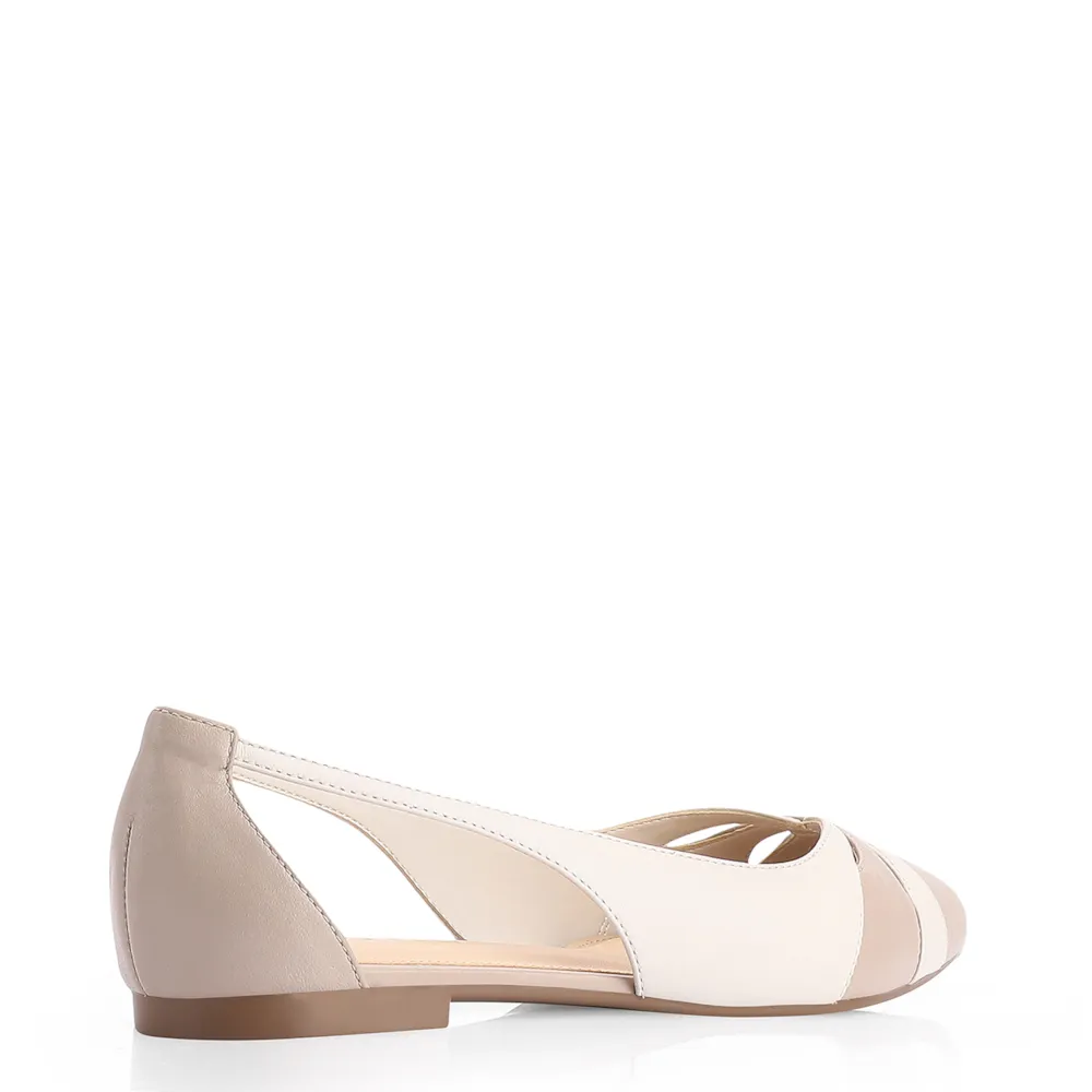 Sapatilha Couro Bege/Off White - imagem 3
