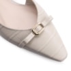 Sapatilha Couro Croco Off White - imagem 6