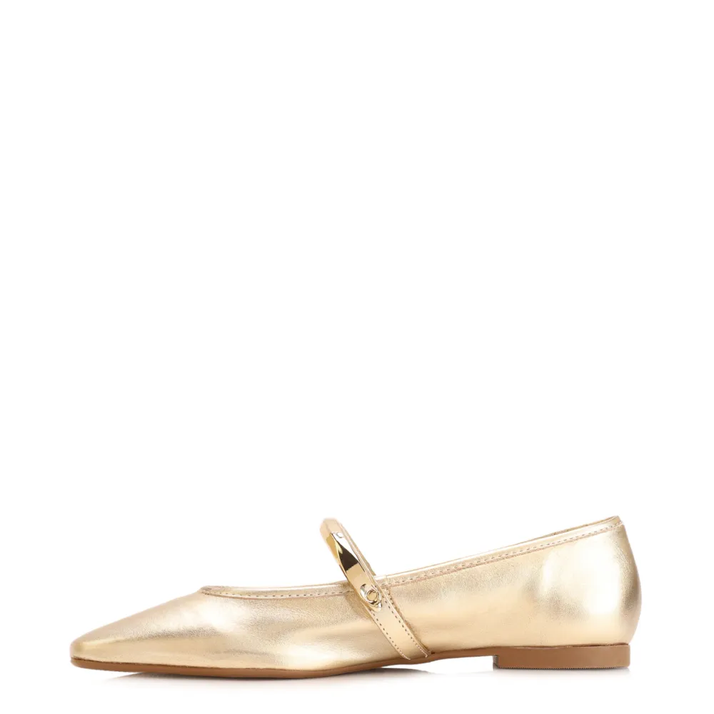 Sapatilha Couro Dourado - imagem 4
