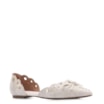 Sapatilha Couro Estonado Off White - imagem 1