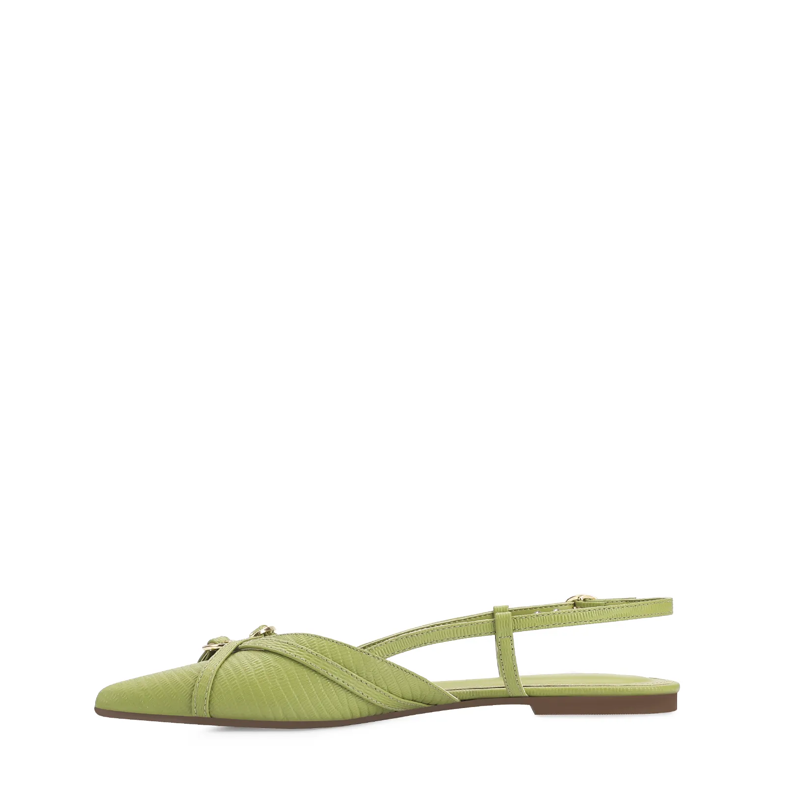 Sapatilha Couro Lezard Verde