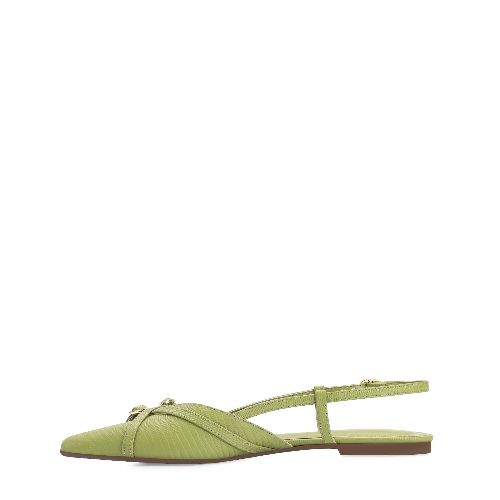 Sapatilha Couro Lezard Verde