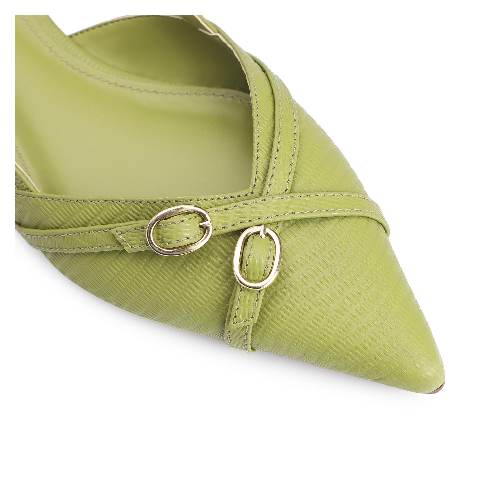 Sapatilha Couro Lezard Verde