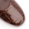 Sapatilha Couro Maxi Croco Marrom - imagem 7