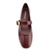 Sapatilha Couro Maxi Croco Vinho - imagem 6