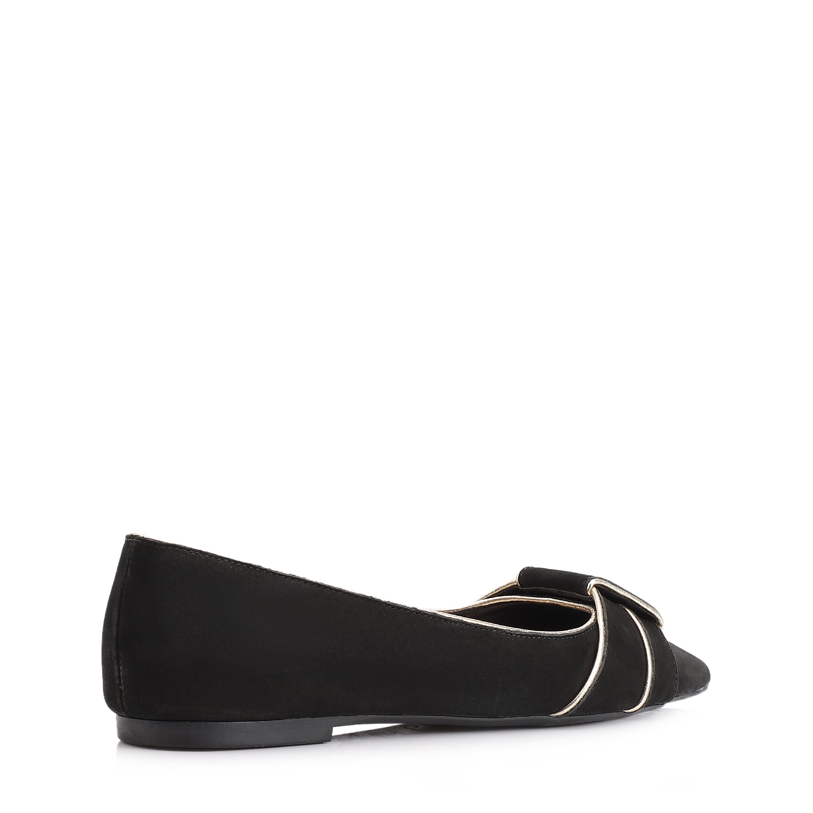 Sapatilha Couro Nobuck Preto