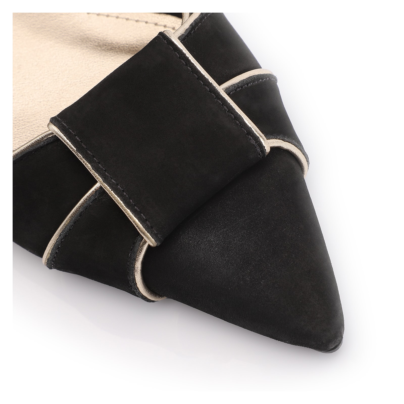 Sapatilha Couro Nobuck Preto