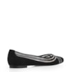Sapatilha Couro Nobuck Preto/Verniz Preto - imagem 4