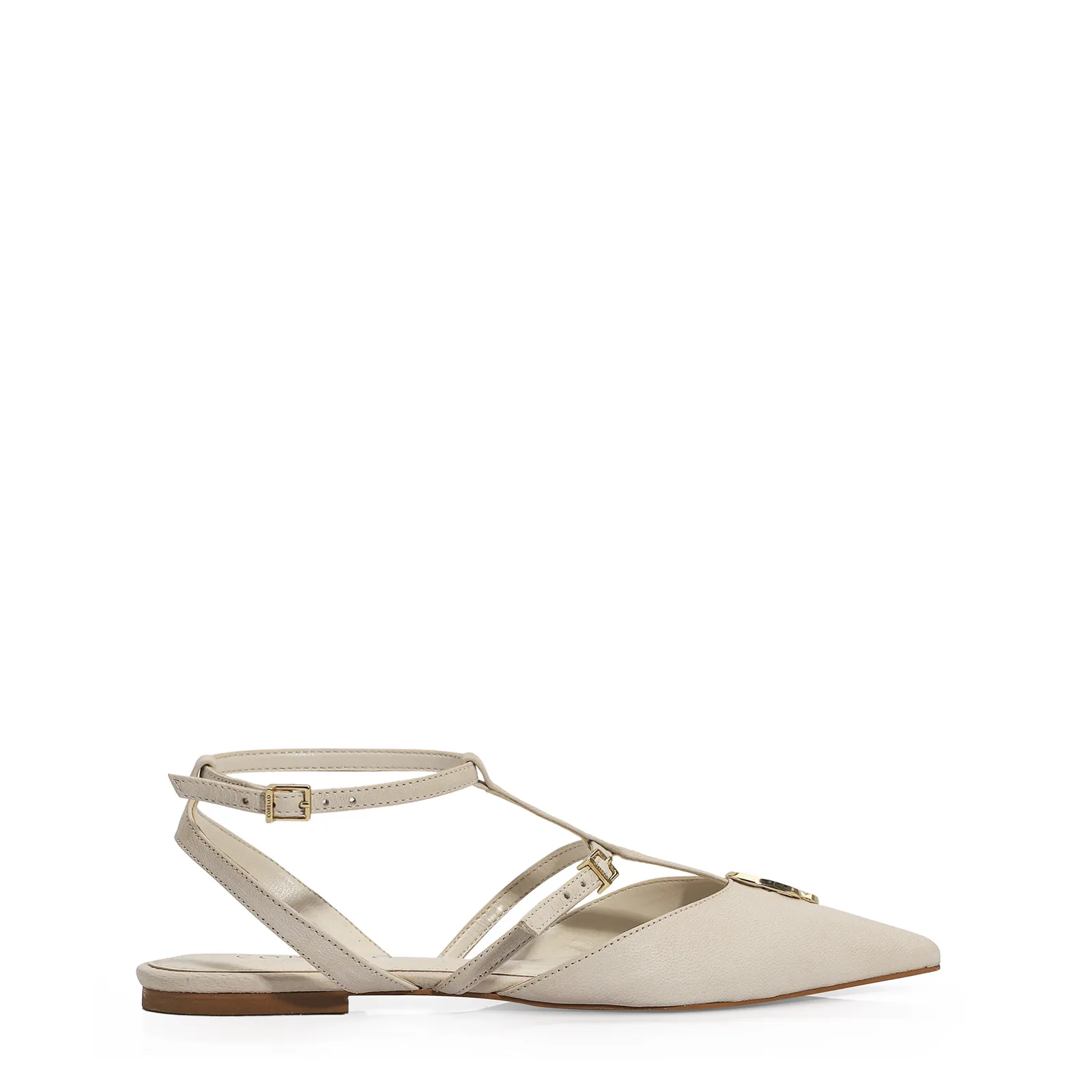 Sapatilha Couro Off White