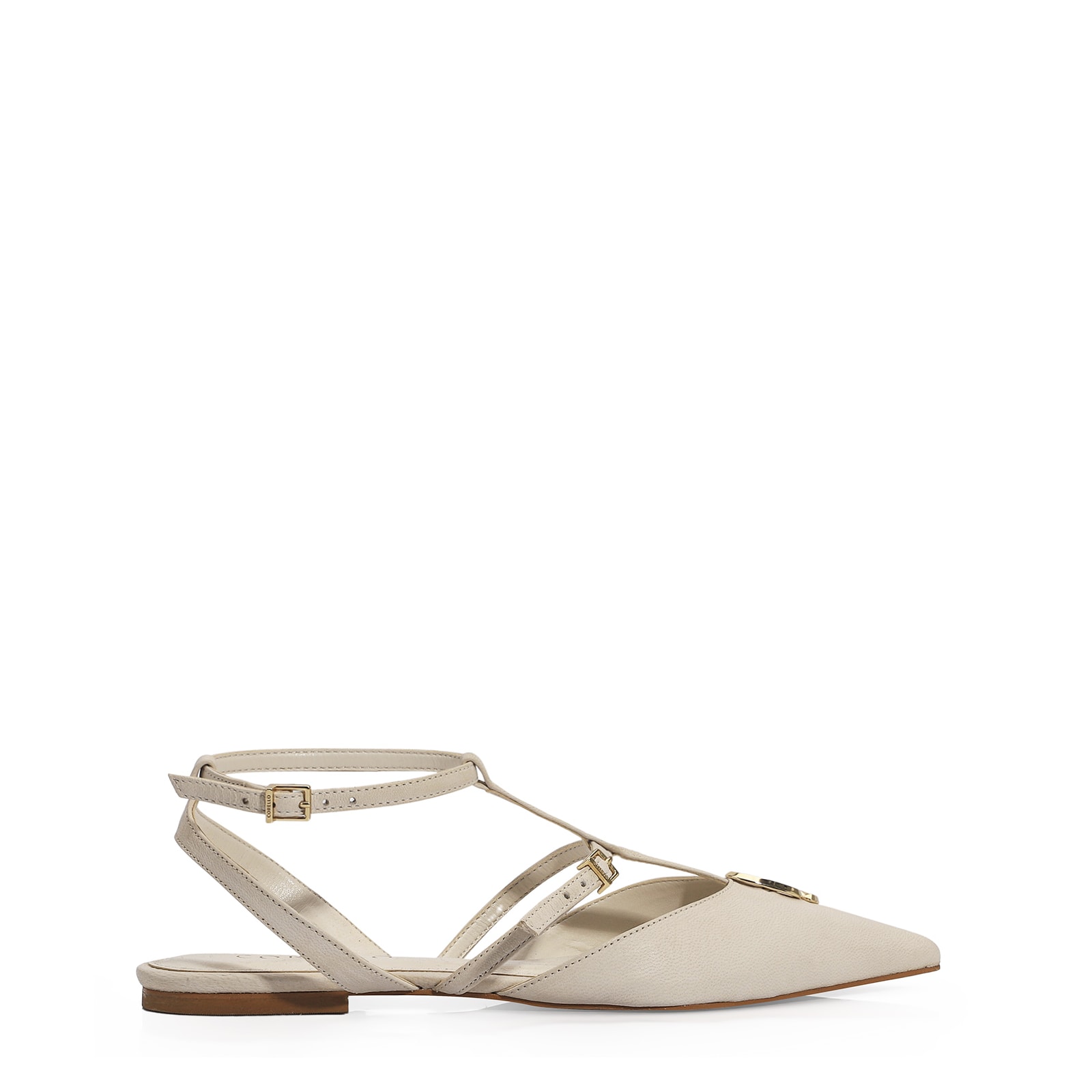 Sapatilha Couro Off White