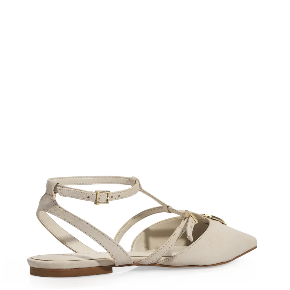 Sapatilha Couro Off White - imagem 4