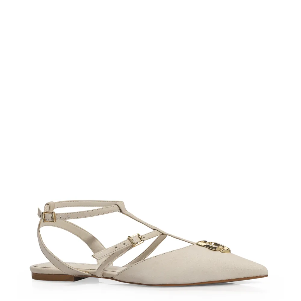 Sapatilha Couro Off White