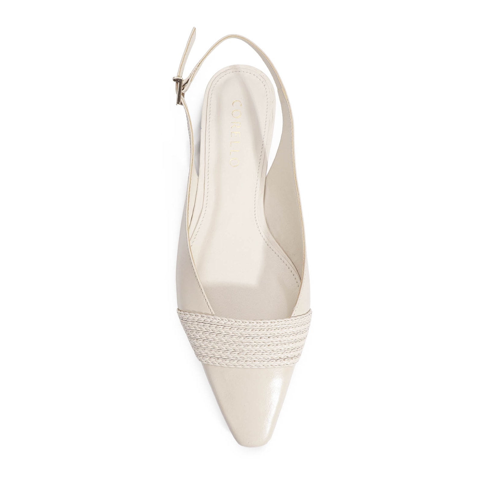 Sapatilha Couro Off White