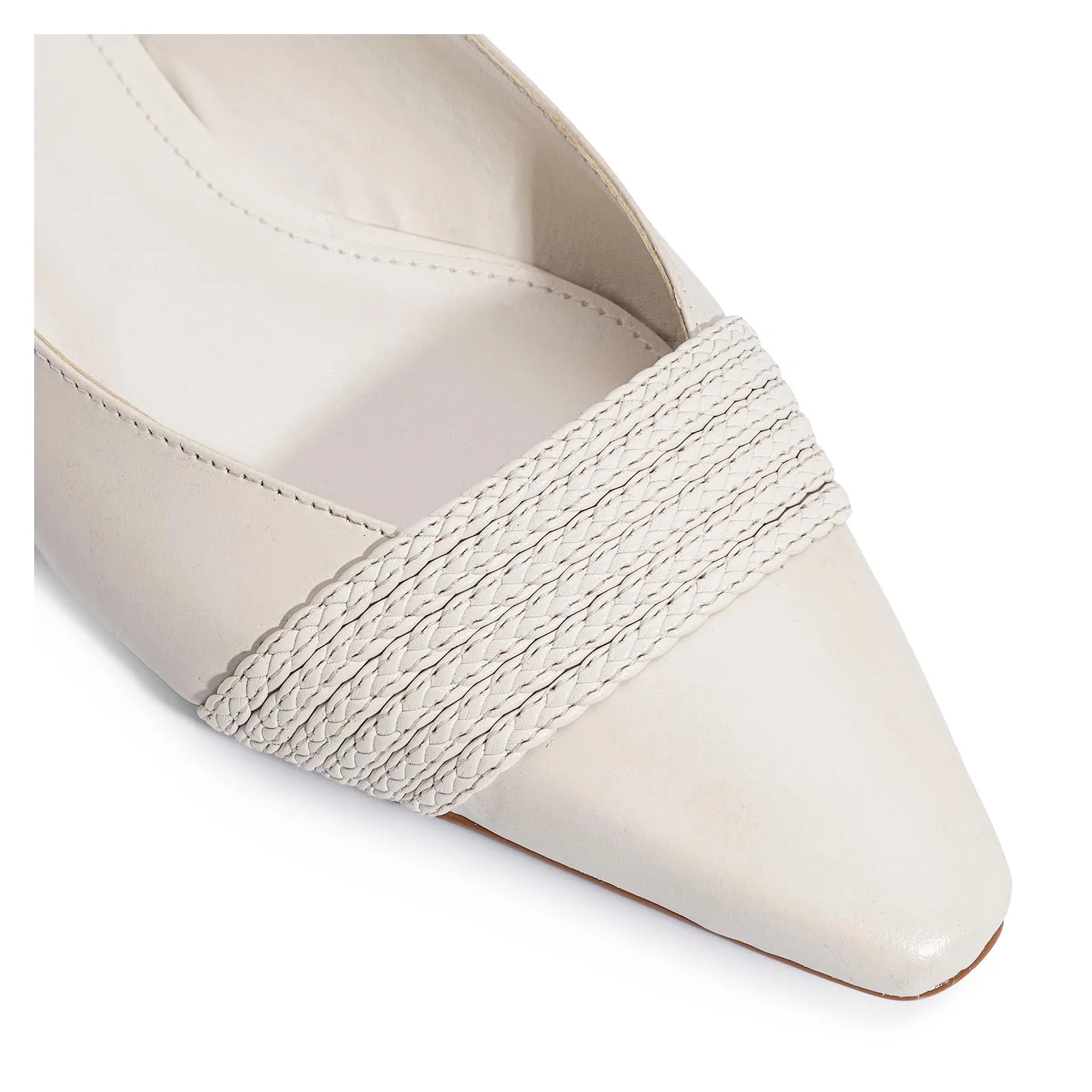 Sapatilha Couro Off White