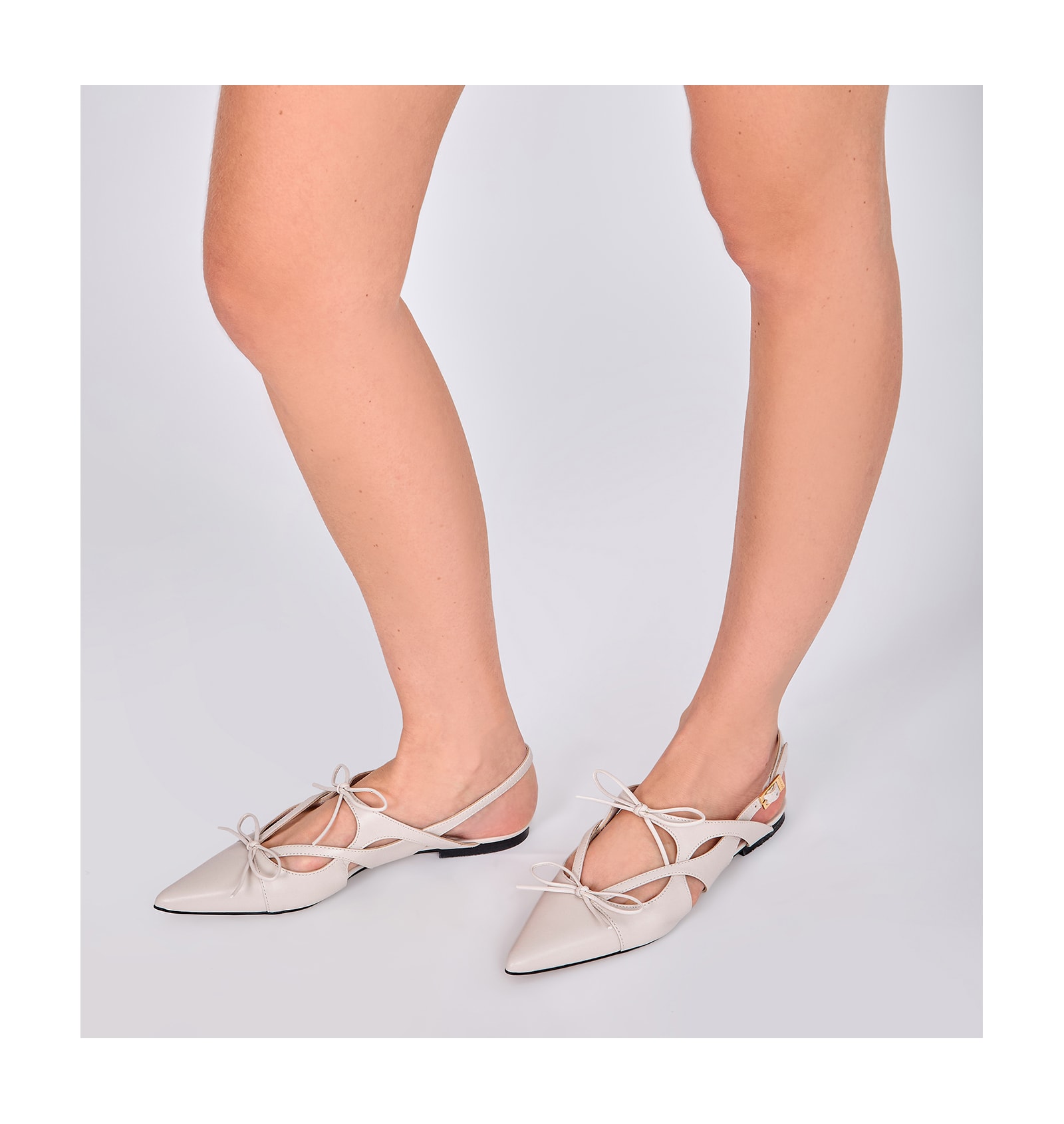 Sapatilha Couro Off White