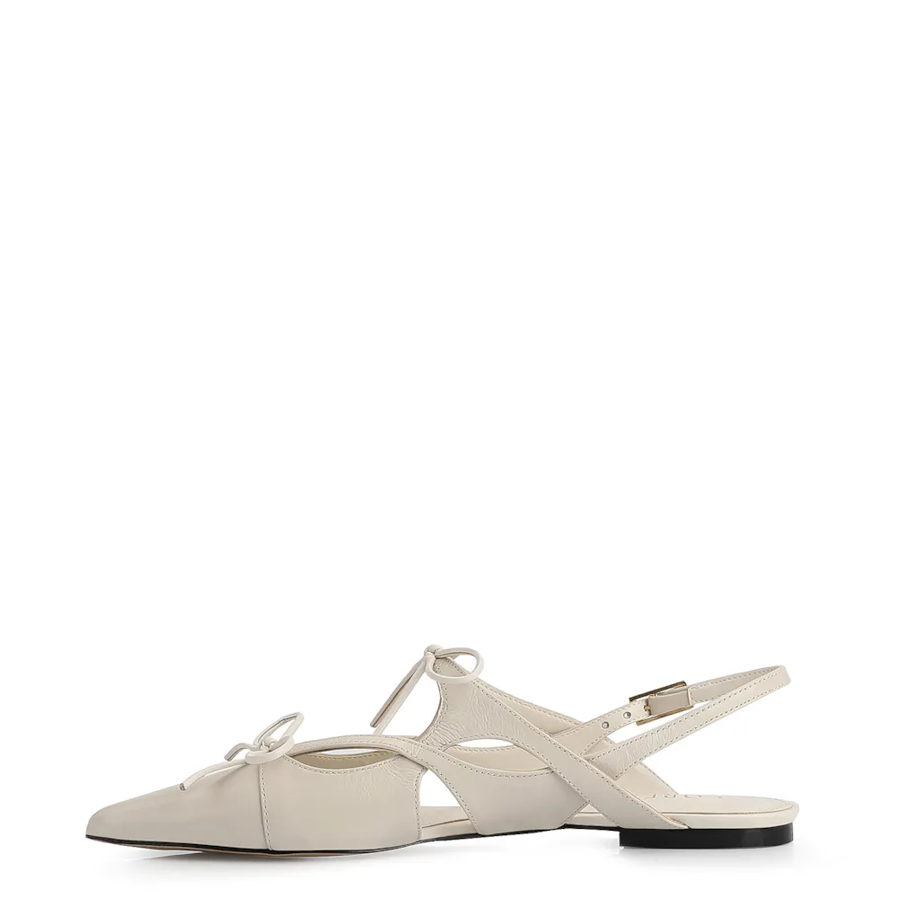 Sapatilha Couro Off White - imagem 5