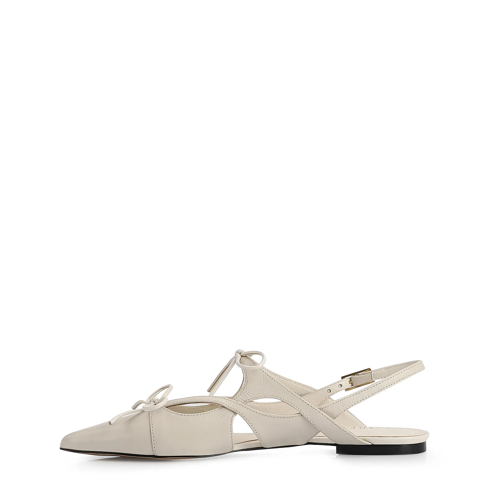 Sapatilha Couro Off White