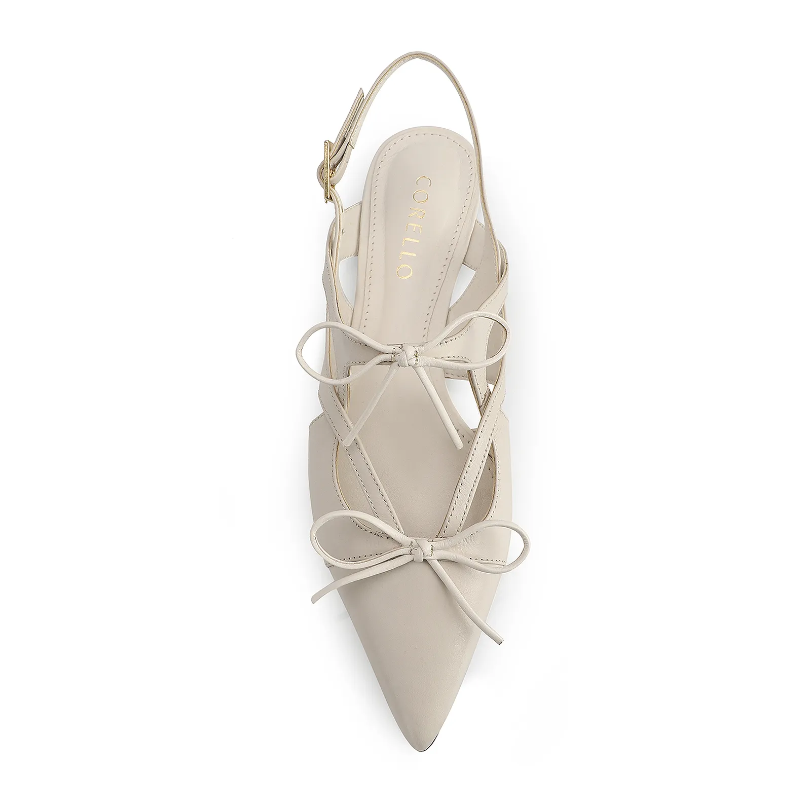 Sapatilha Couro Off White