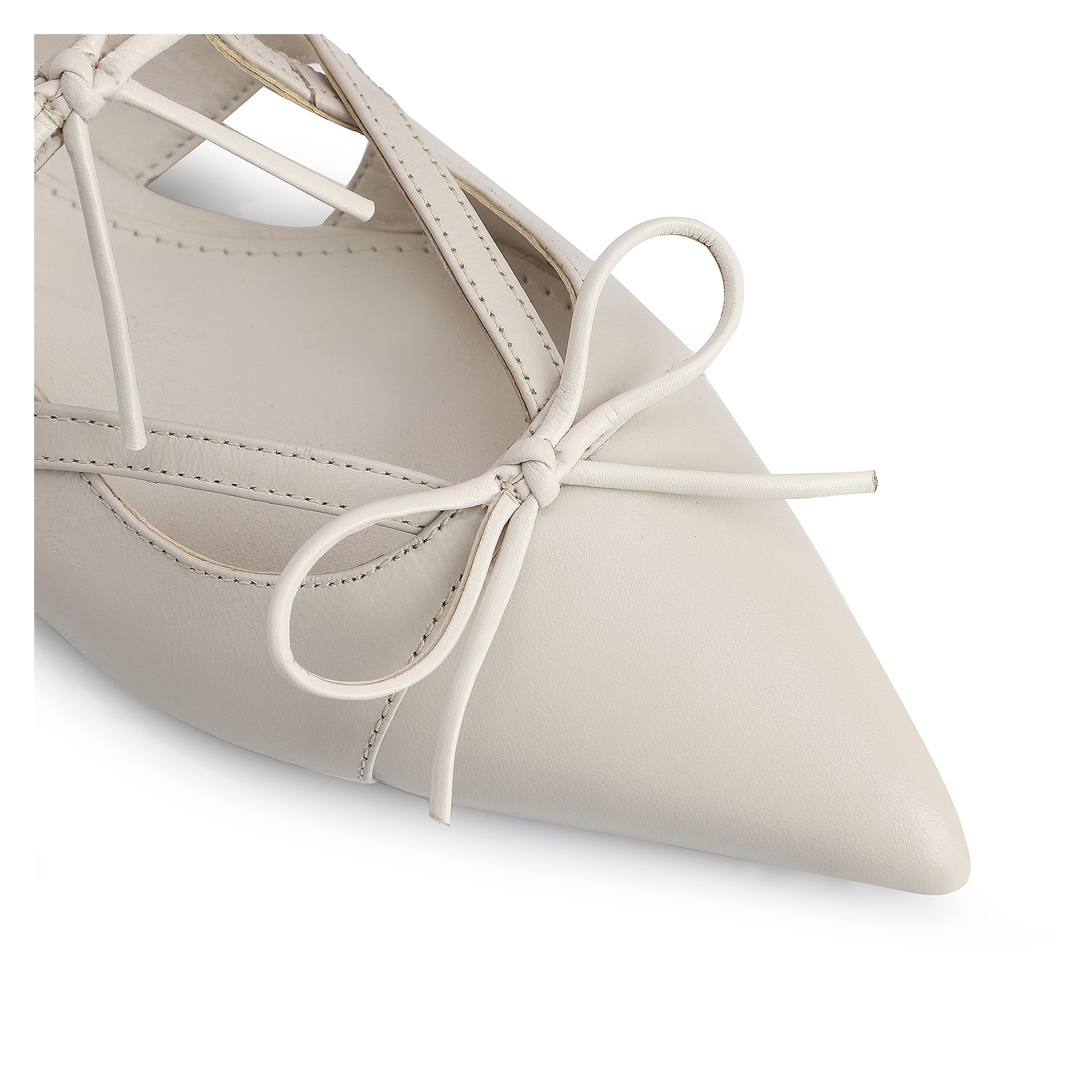 Sapatilha Couro Off White