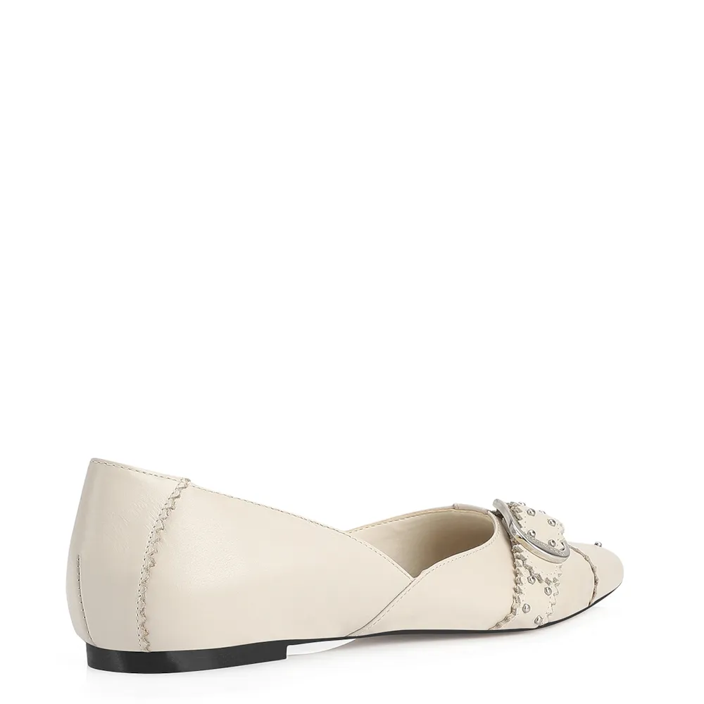 Sapatilha Couro Off White - imagem 4