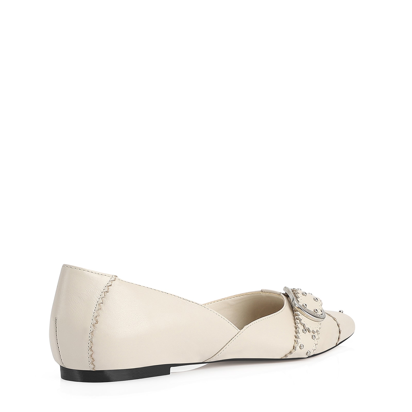 Sapatilha Couro Off White