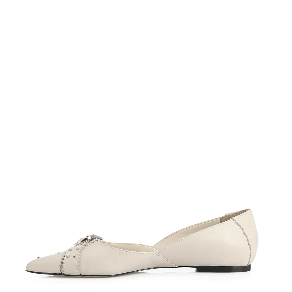 Sapatilha Couro Off White - imagem 5