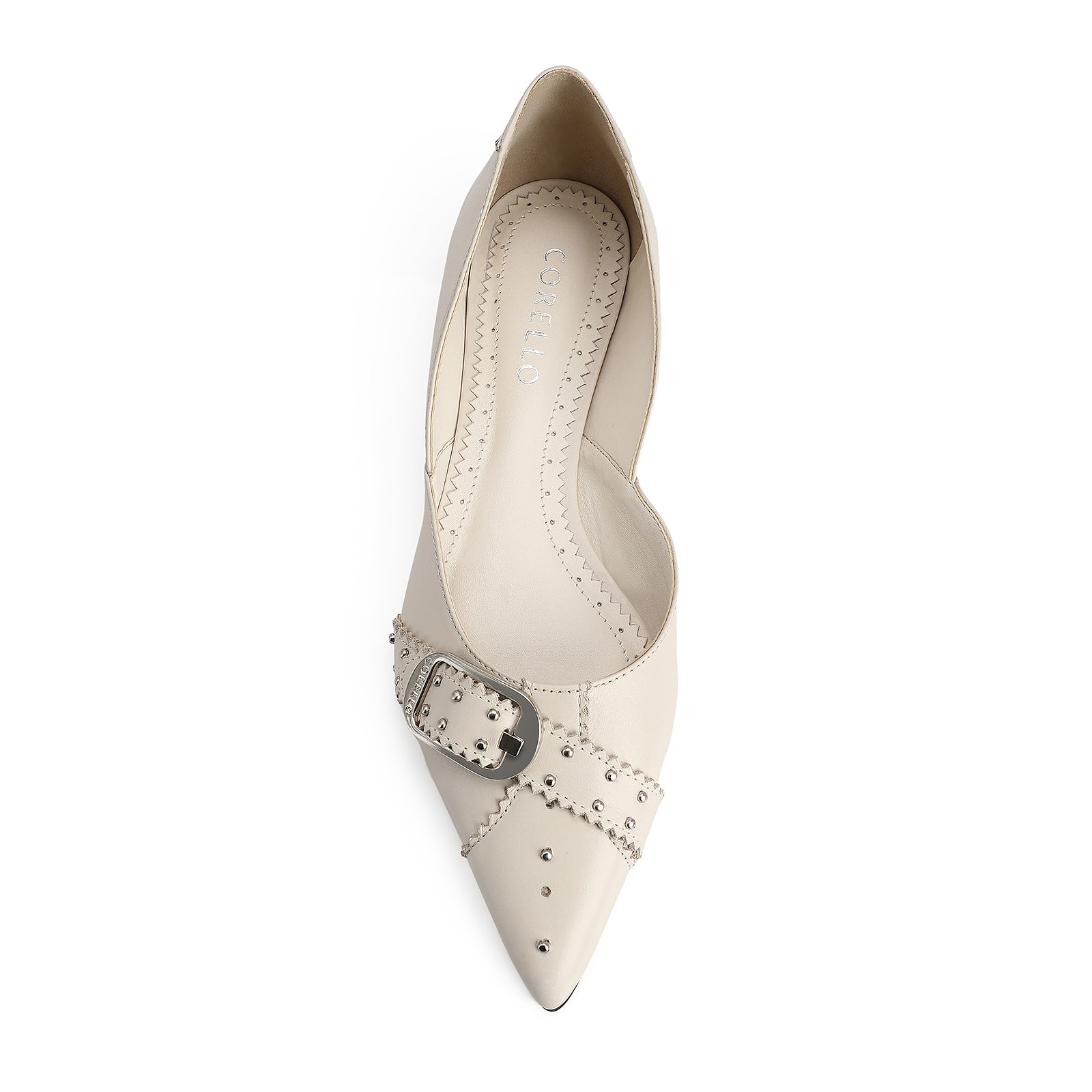 Sapatilha Couro Off White