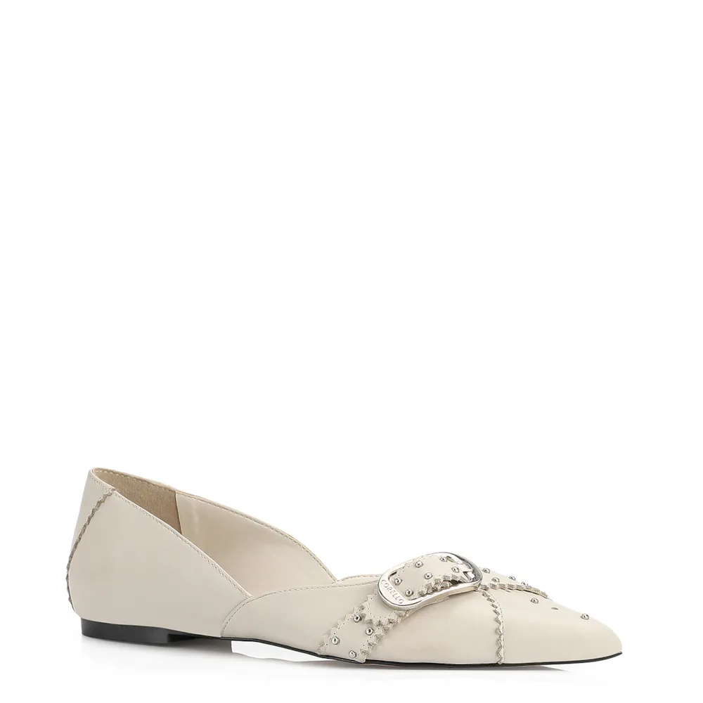 Sapatilha Couro Off White