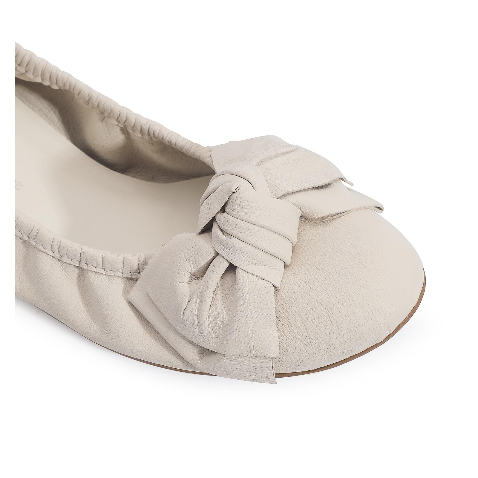 Sapatilha Couro Off White