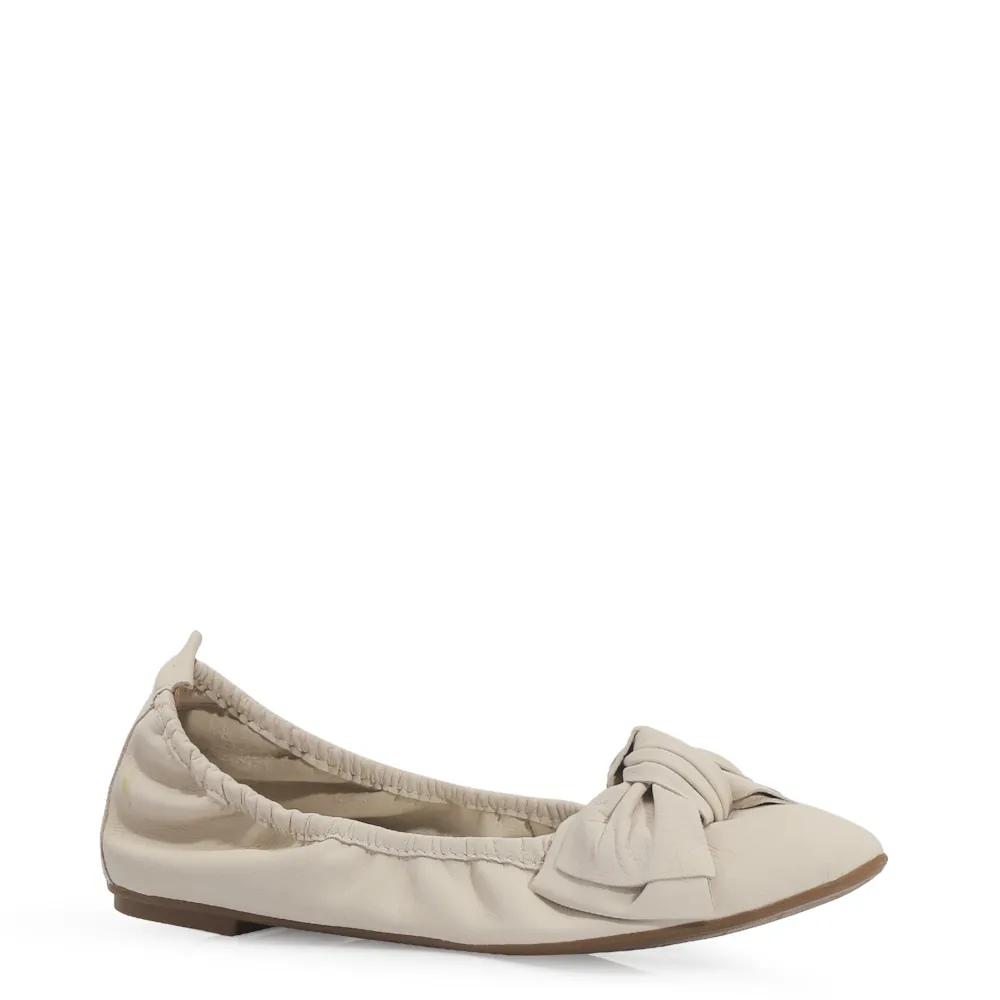 Sapatilha Couro Off White
