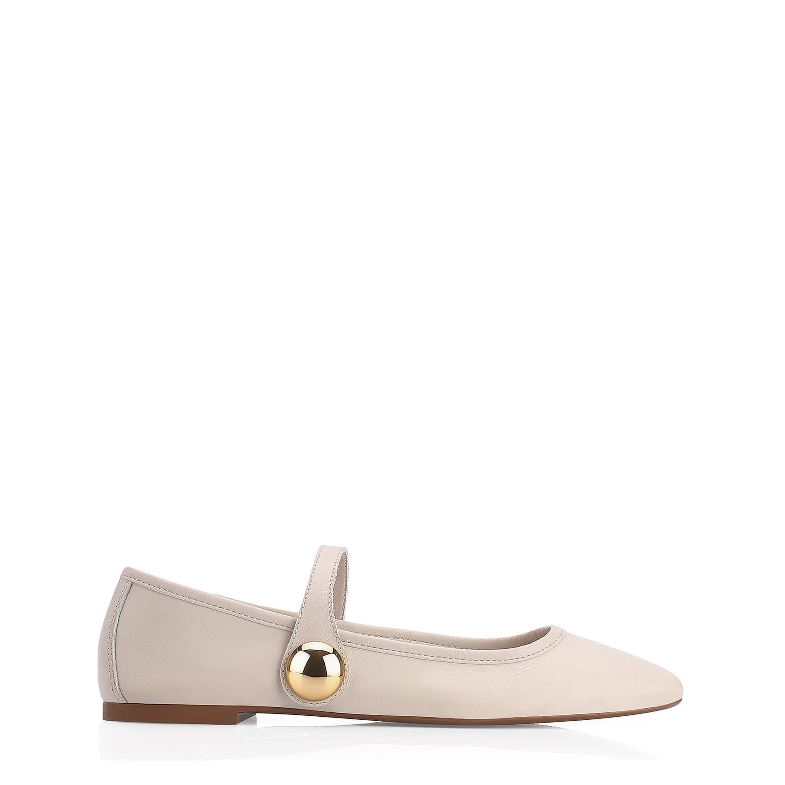 Sapatilha Couro Off White