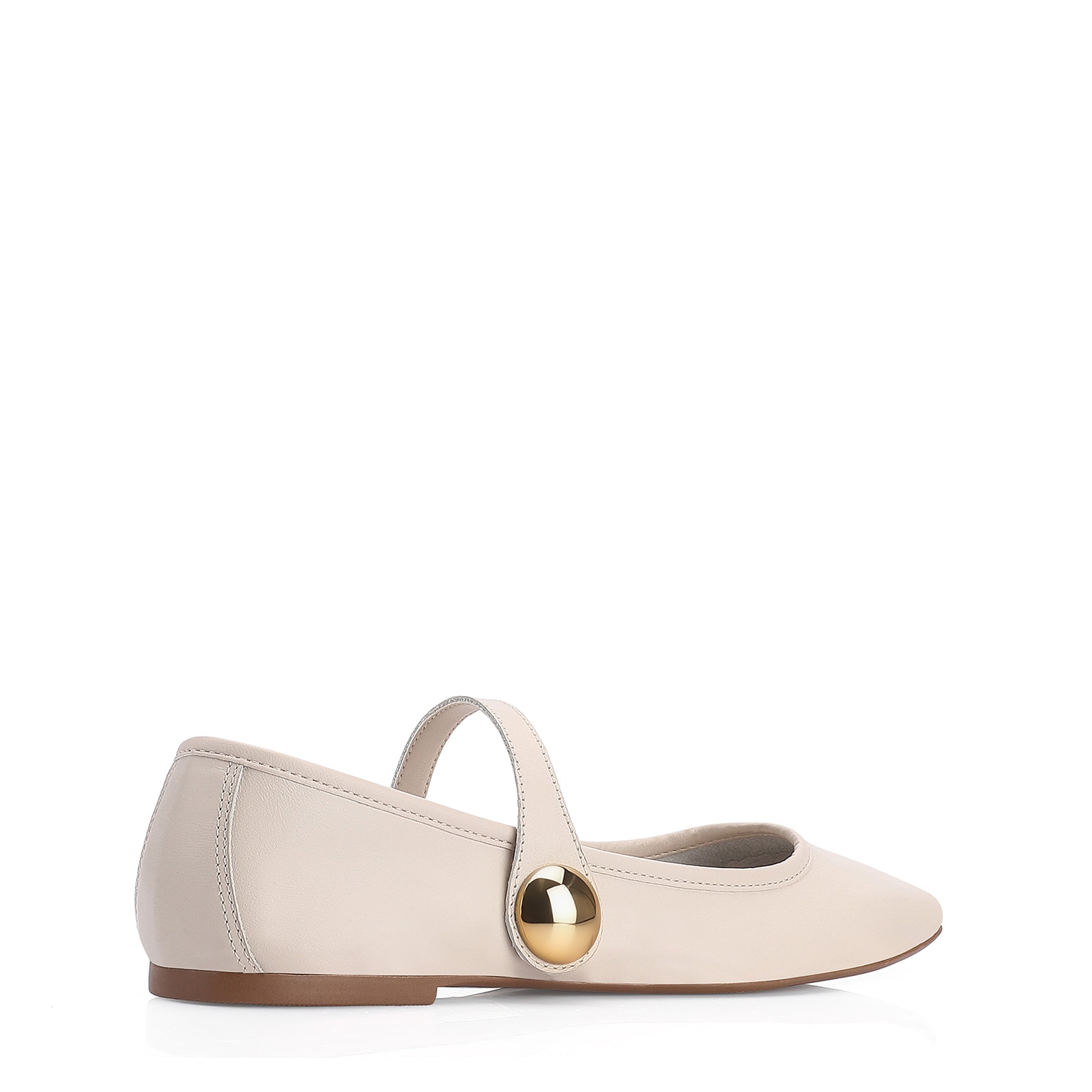 Sapatilha Couro Off White