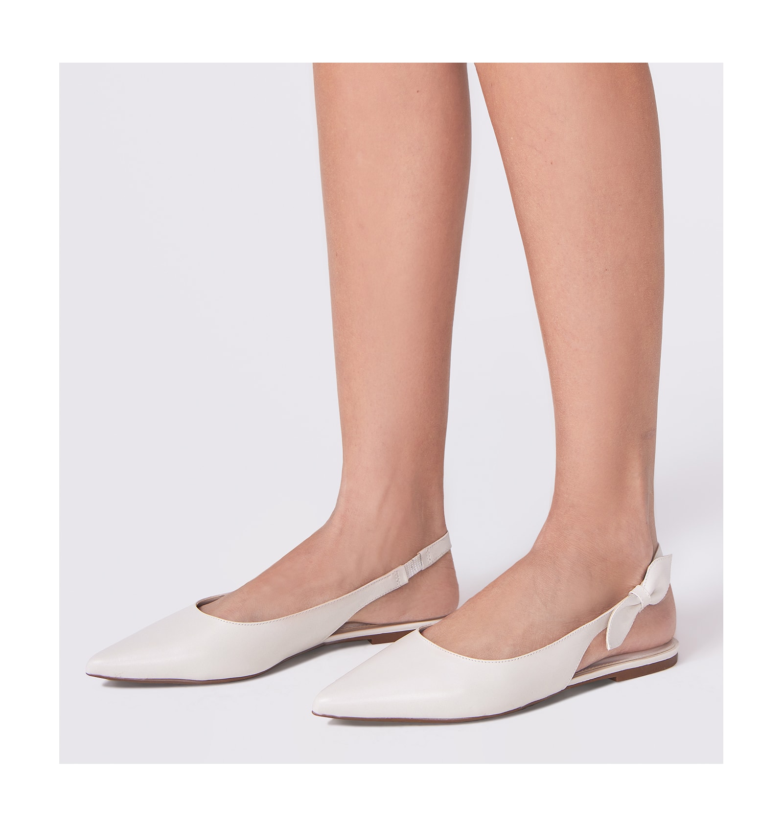 Sapatilha Couro Off White
