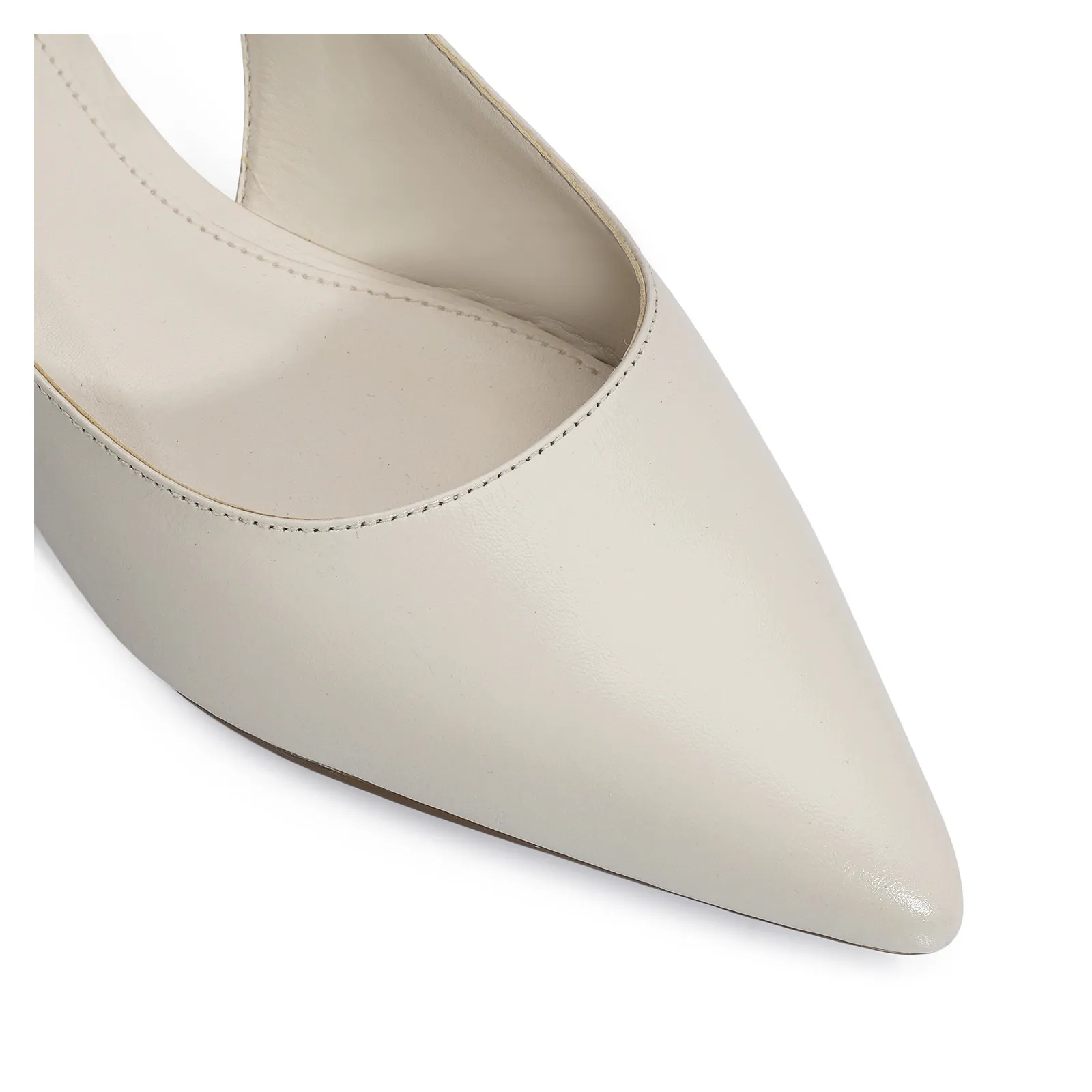 Sapatilha Couro Off White