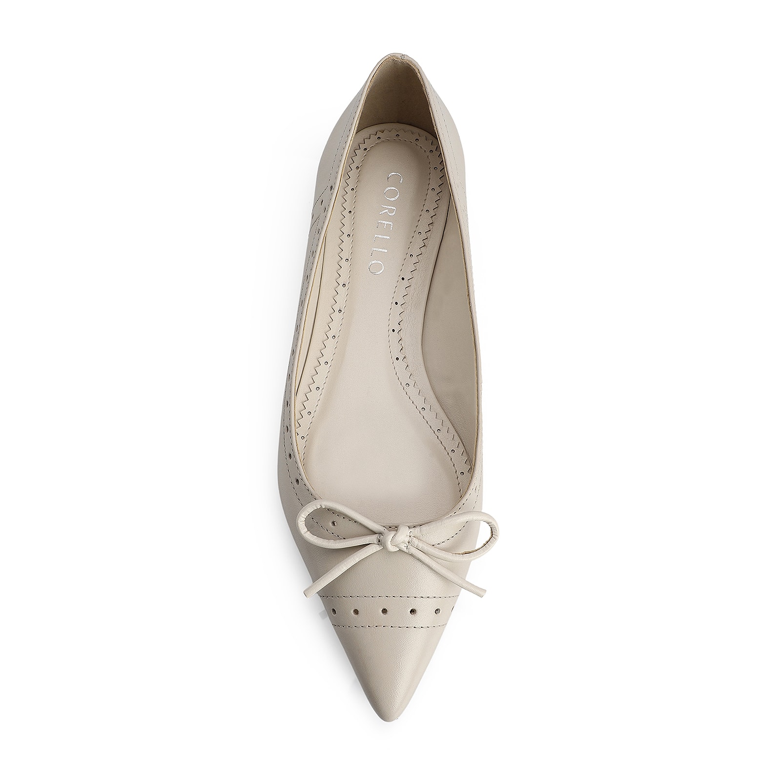 Sapatilha Couro Off White