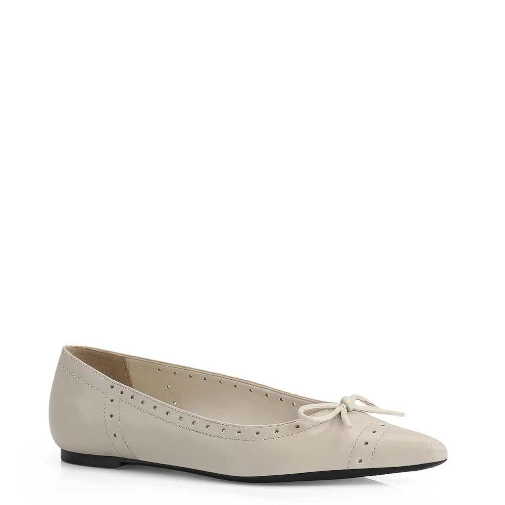 Sapatilha Couro Off White