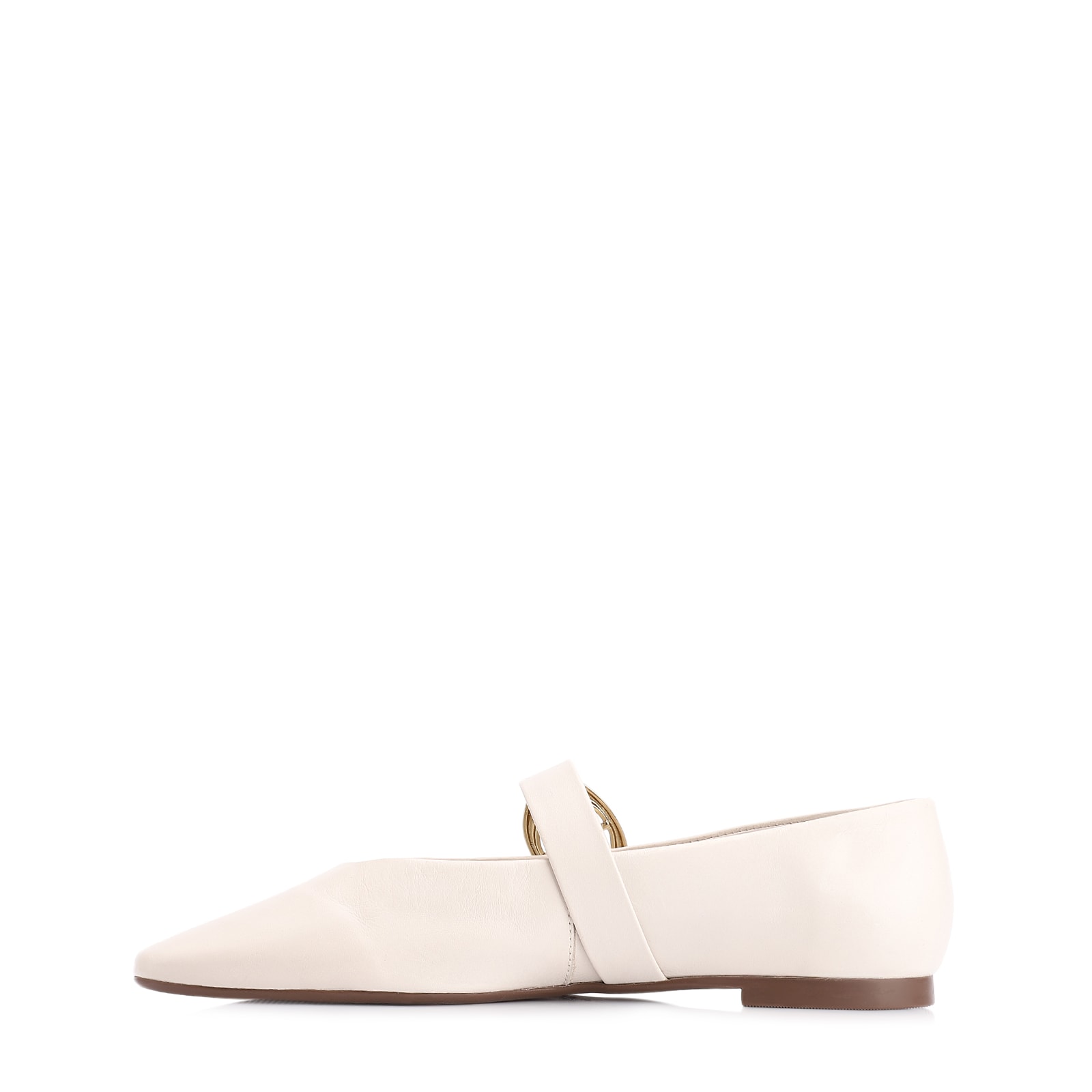Sapatilha Couro Off White