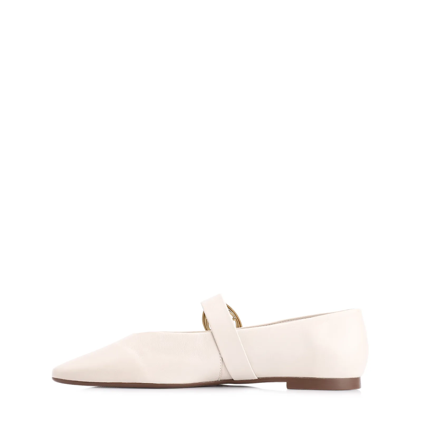 Sapatilha Couro Off White